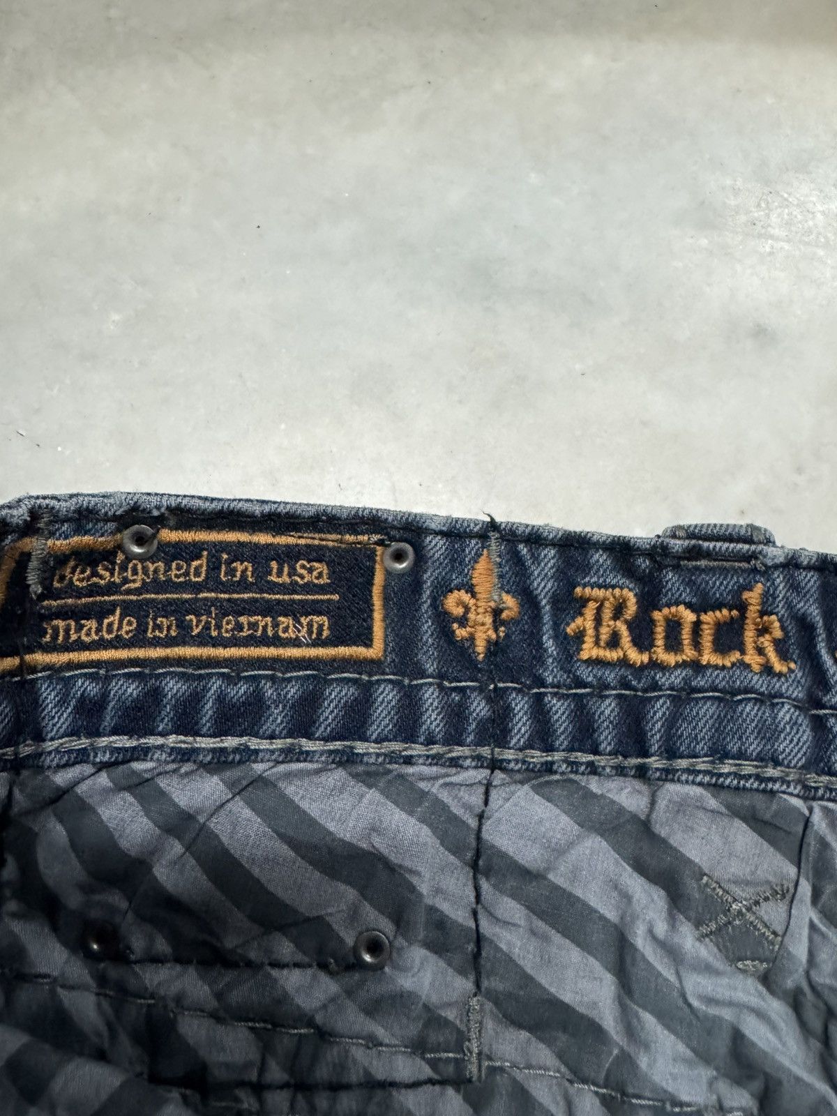 Vintage 💥BOOTCUT💥ROCK REVIVAL REMY SLIM BOOT STONED WASHED Size US 31 - 8 Thumbnail