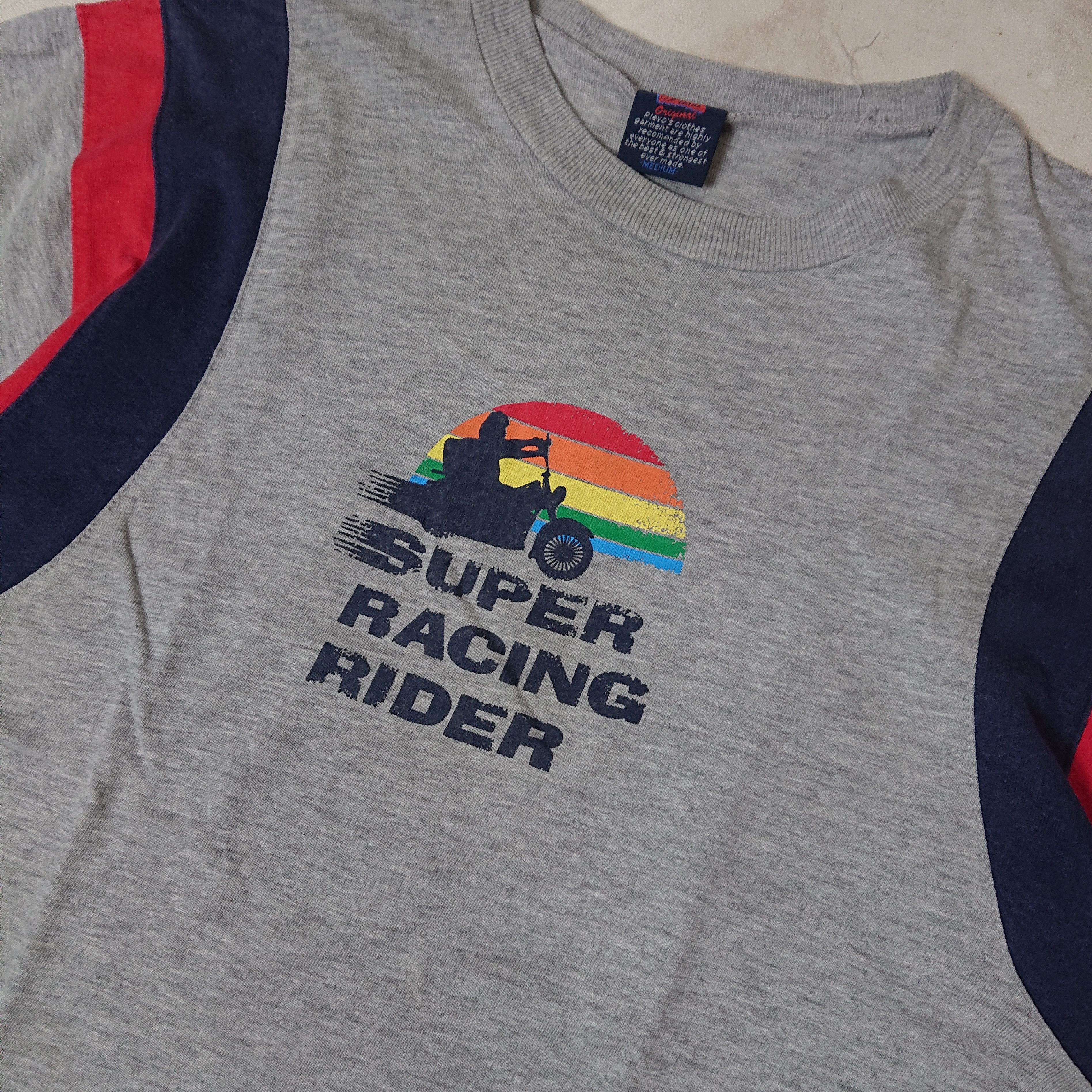 Vintage Tshirt Super Racing Rider by Plevo Size US S / EU 44-46 / 1 - 2 Thumbnail