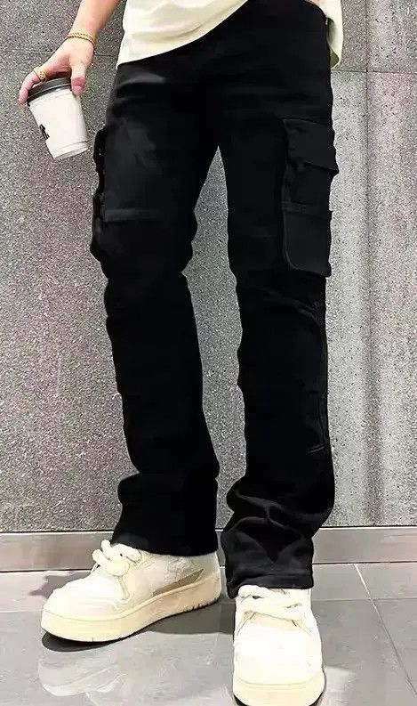 Japanese Brand Slim Fitting Straight Cargo Pant Size US 32 / EU 48 - 6 Thumbnail