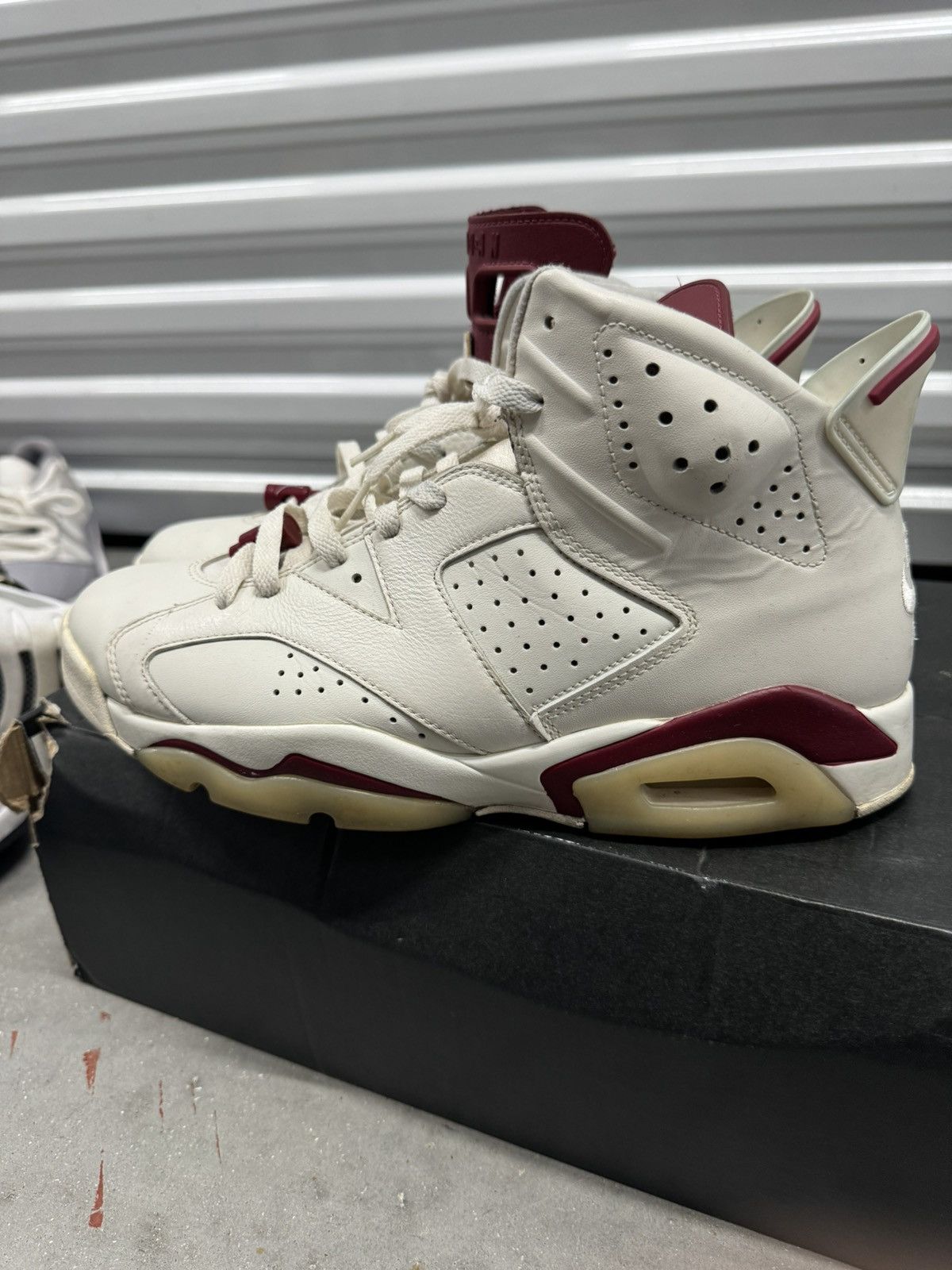Jordan Brand Used Jordan 6 “Maroon” Size 10 Size US 10 / EU 43 - 3 Thumbnail