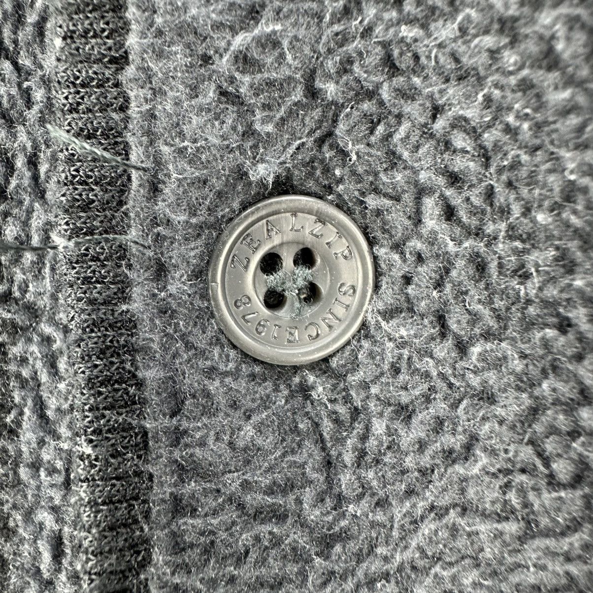 Japanese Brand Vintage Polo Shirt Striped Fleece Single Pocket by Zealzip Size US M / EU 48-50 / 2 - 12 Thumbnail