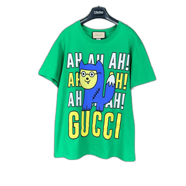 Gucci Gucci Graphic Dog Print Short Sleeve T-Shirt Size US XXS / EU 40 - 1 Thumbnail