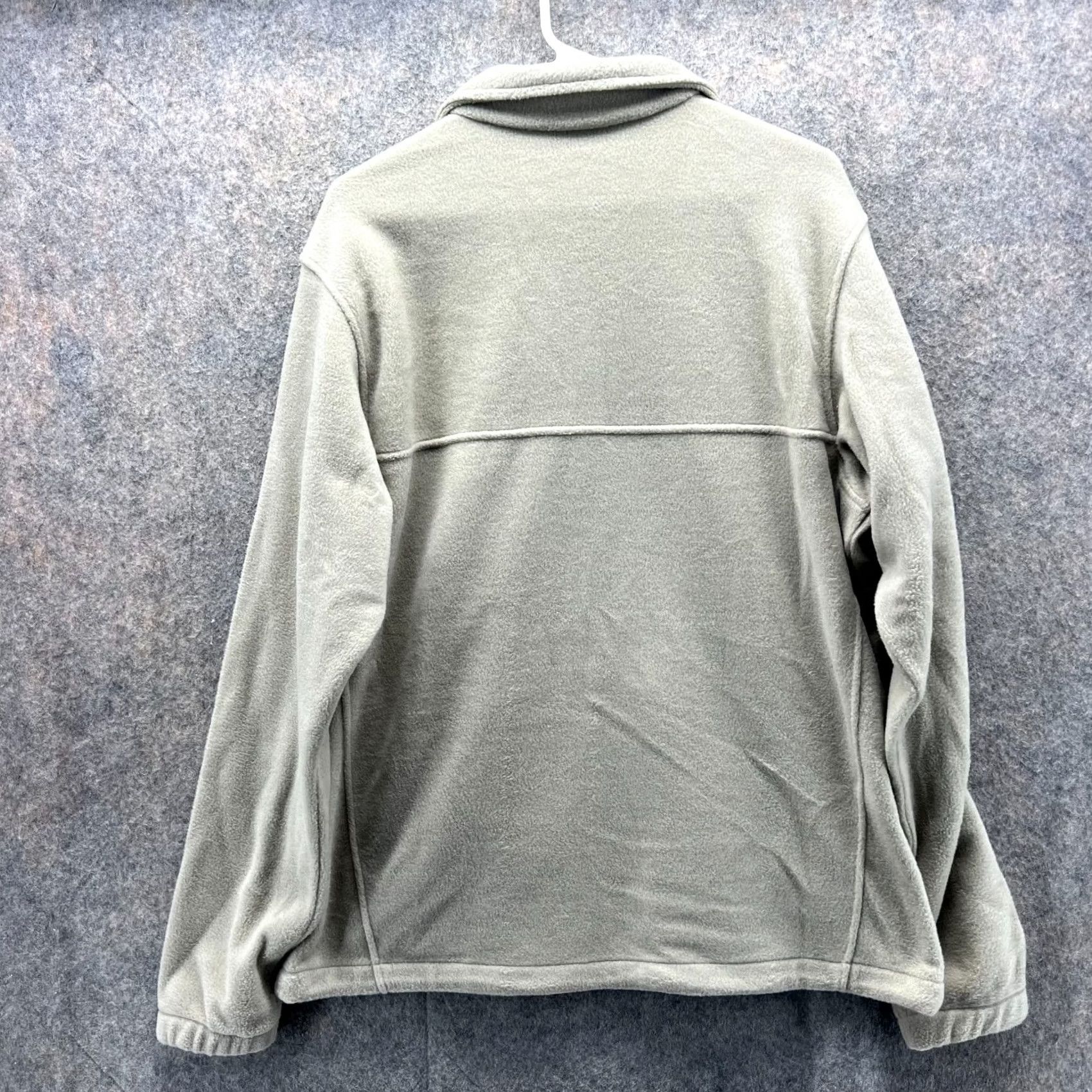Vintage VINTAGE Columbia Sweater Men Large adult Beige Full Zip Polyester Full Zip Jacket Fleece Size US L / EU 52-54 / 3 - 3 Thumbnail