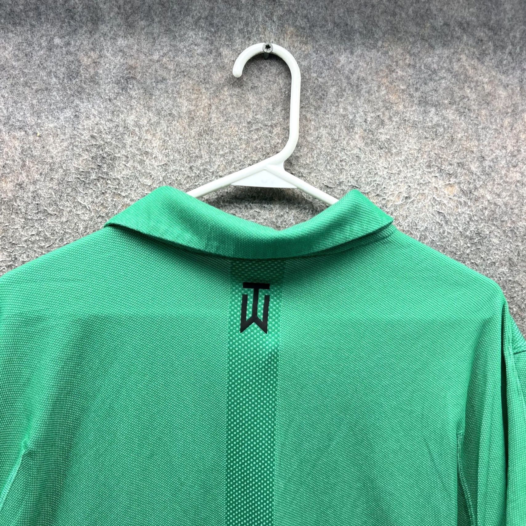 Nike Nike Tiger Woods Collection Polo Shirt Mens Large Green Geometric Dri-Fit Golf Size US L / EU 52-54 / 3 - 7 Thumbnail