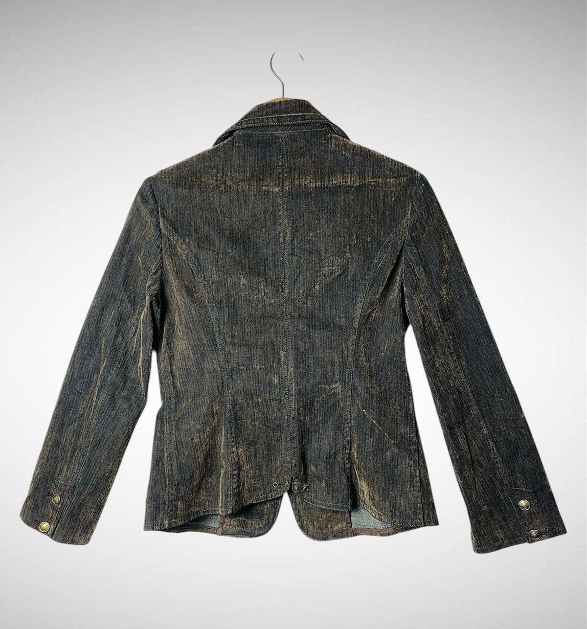 Seditionaries Piece Montee Denim Punk Blazer Size S / US 4 / IT 40 - 3 Thumbnail