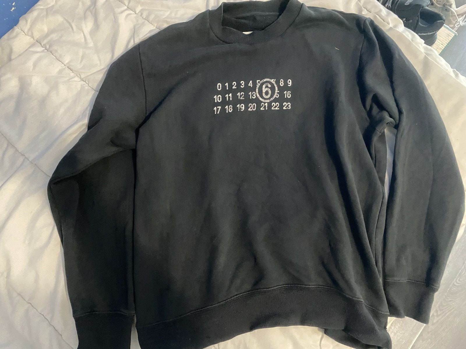 Maison Margiela MARGIELA mm6 numeric sweatshirt Size US M / EU 48-50 / 2 - 1 Thumbnail