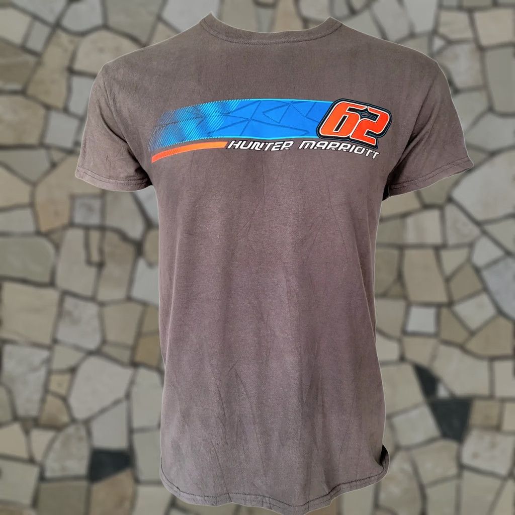 Gildan Hunter Marriott Racing T-Shirt | Men's Medium | Gildan 100% Cotton | Graphic Mot Racing Decade 90s Golf? Size US M / EU 48-50 / 2 - 1 Thumbnail