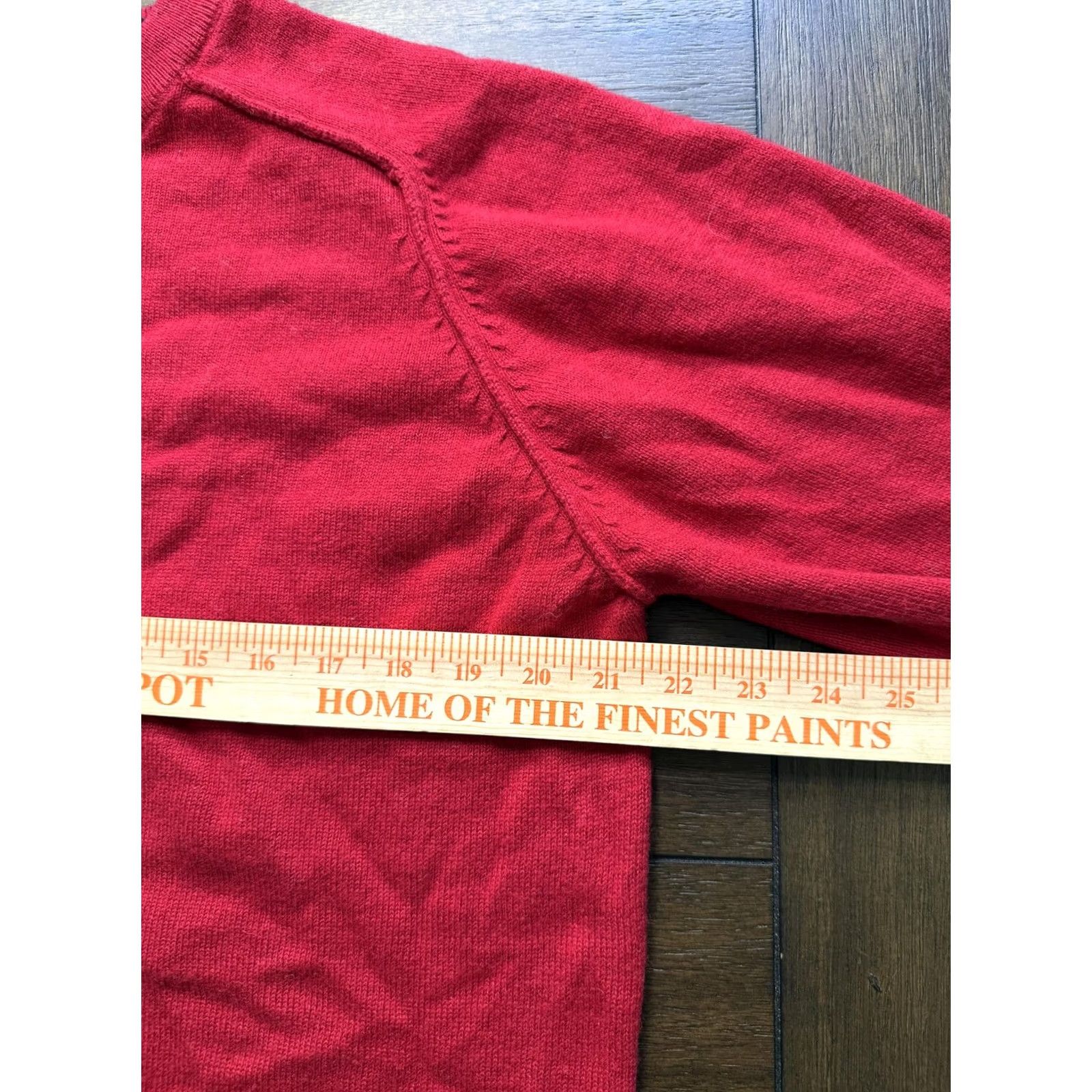 Roundtree & Yorke Roundtree & Yorke Red Wool Raglan Crewneck Sweater Mens Large Size US L / EU 52-54 / 3 - 3 Thumbnail
