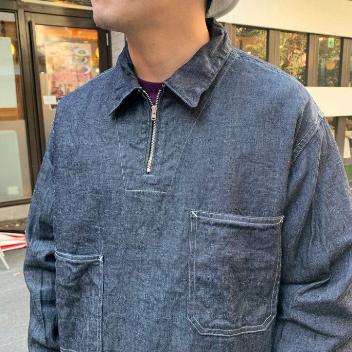 Nigel Cabourn Nigel Cabourn Pullover Shirt Denim Size US M / EU 48-50 / 2 - 6 Thumbnail
