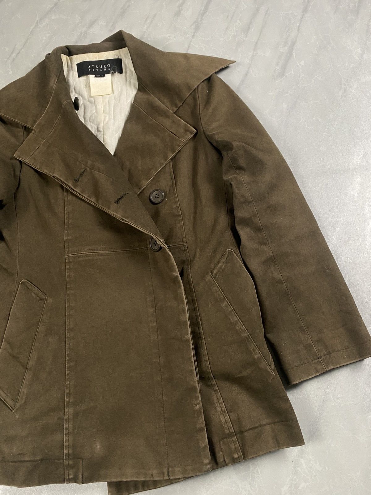 ATSURO TAYAMA Vintage 90s Atsuro Tayama Double Breasted Blazer Jacket Size M / US 6-8 / IT 42-44 - 2 Thumbnail