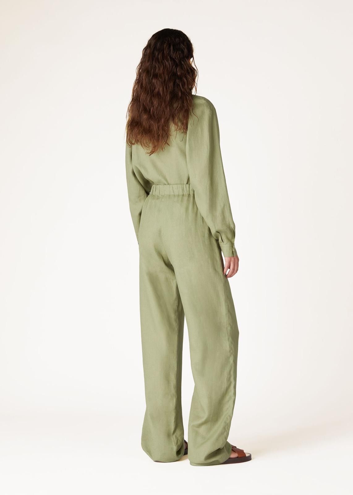 Loro Piana o1srvl11e0425 FAN8466 Helios Pant in Green Size 30" / US 8 / IT 44 - 2 Thumbnail