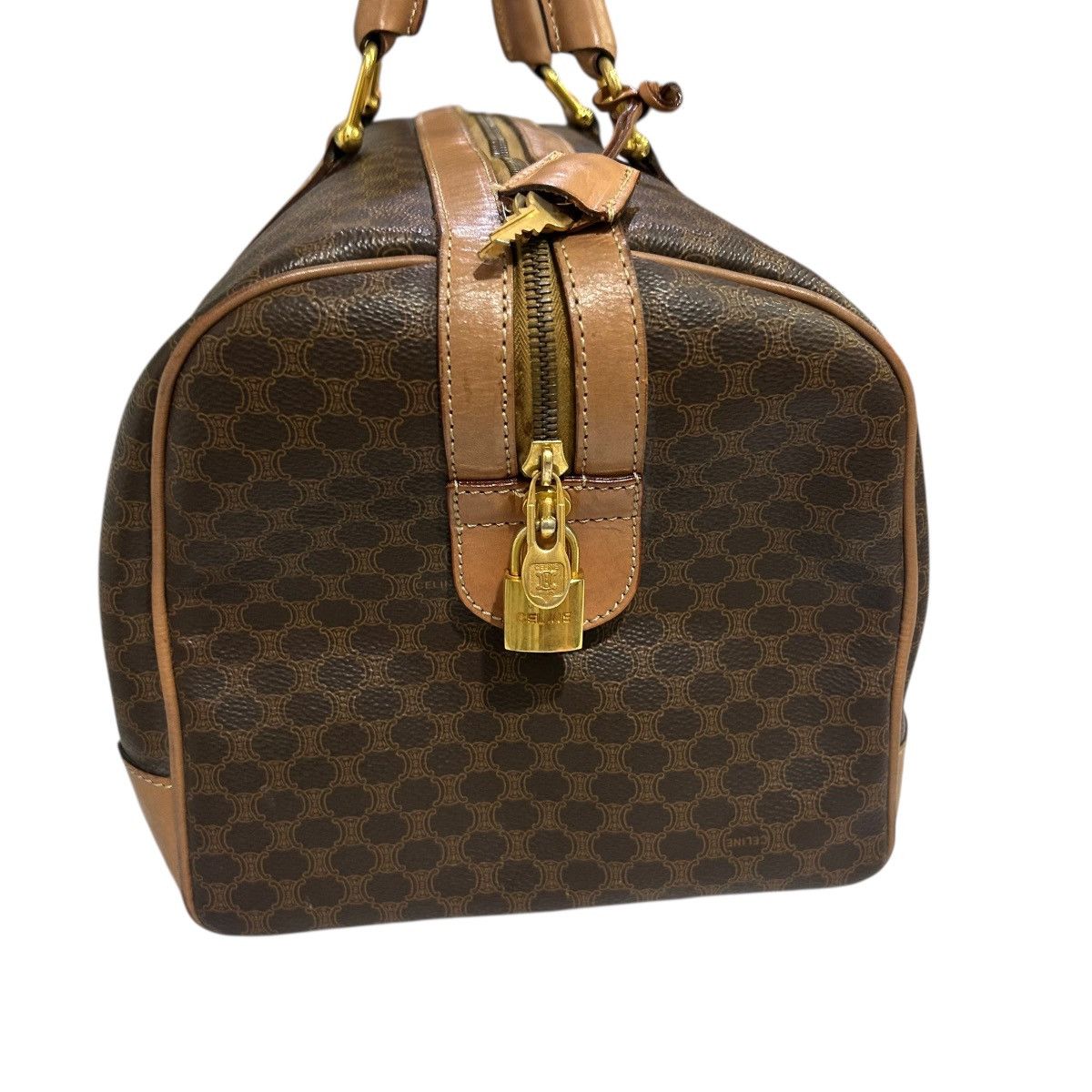 Celine × Vintage 🔥RARE🔥CELINE VINTAGE MONOGRAM DUFFLE TRAVEL BAG Size ONE SIZE - 5 Thumbnail