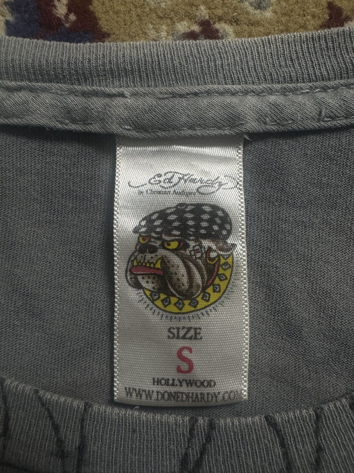 Ed Hardy Ed Hardy Christian Audigier Skeleton Eagle Snake Dagger y2k Size US M / EU 48-50 / 2 - 10 Thumbnail
