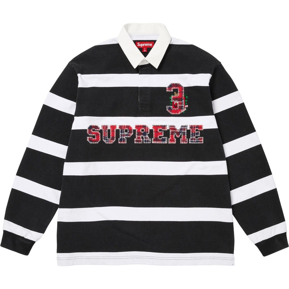 ウェア Supreme S/S Rugby Black Supreme S/S Rugby Black Men's - SS24 - US