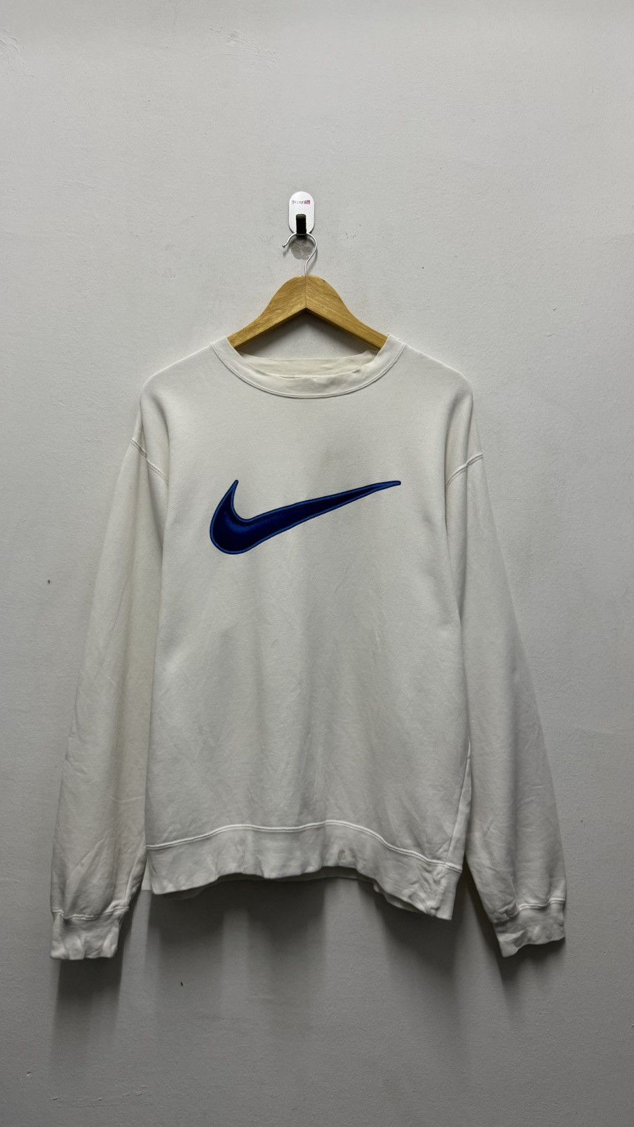 Nike Nike sweatshirt big logo 90s vintage Size US XL / EU 56 / 4 - 1 Thumbnail