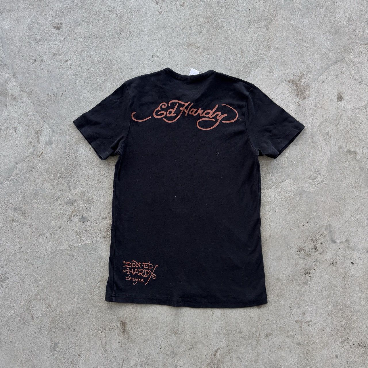 Ed Hardy Ed Hardy Death Or Glory Skull Tough Graphic T-Shirt Black Size S / US 4 / IT 40 - 2 Thumbnail