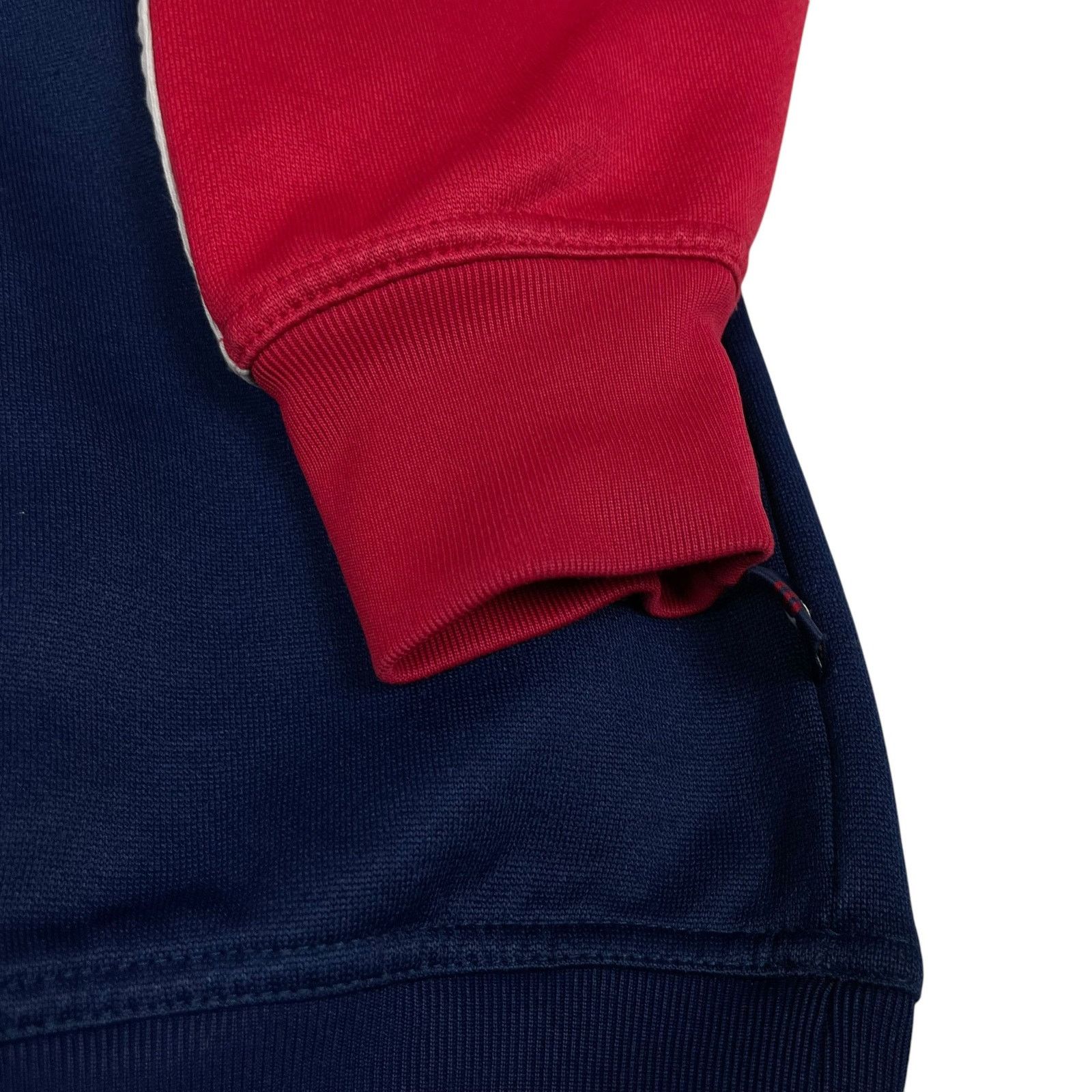 Adidas × Vintage Vintage Adidas Men Navy Red Trefoil Logo Pullover Sweatshirt Size US S / EU 44-46 / 1 - 4 Thumbnail