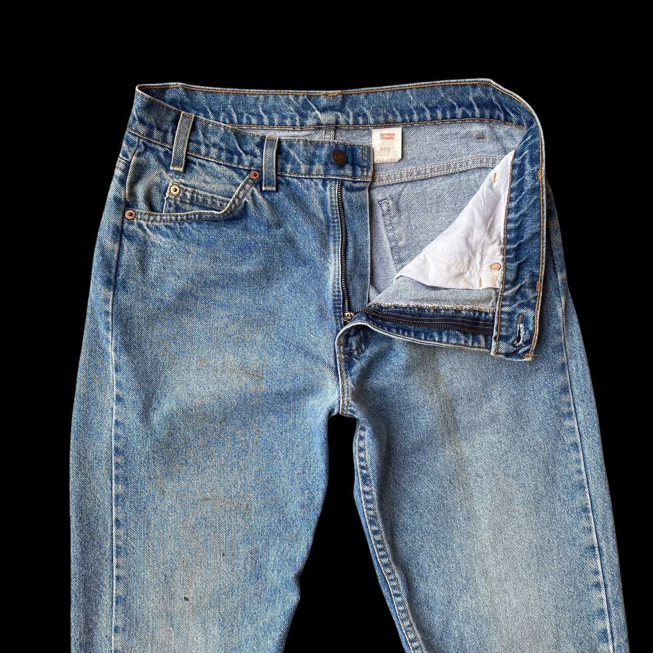 Levi's Vintage Clothing W32X31.5 VTG 1994 LEVIS 505 ORANGE TAG DIRTY JEAN Size US 32 / EU 48 - 2 Thumbnail