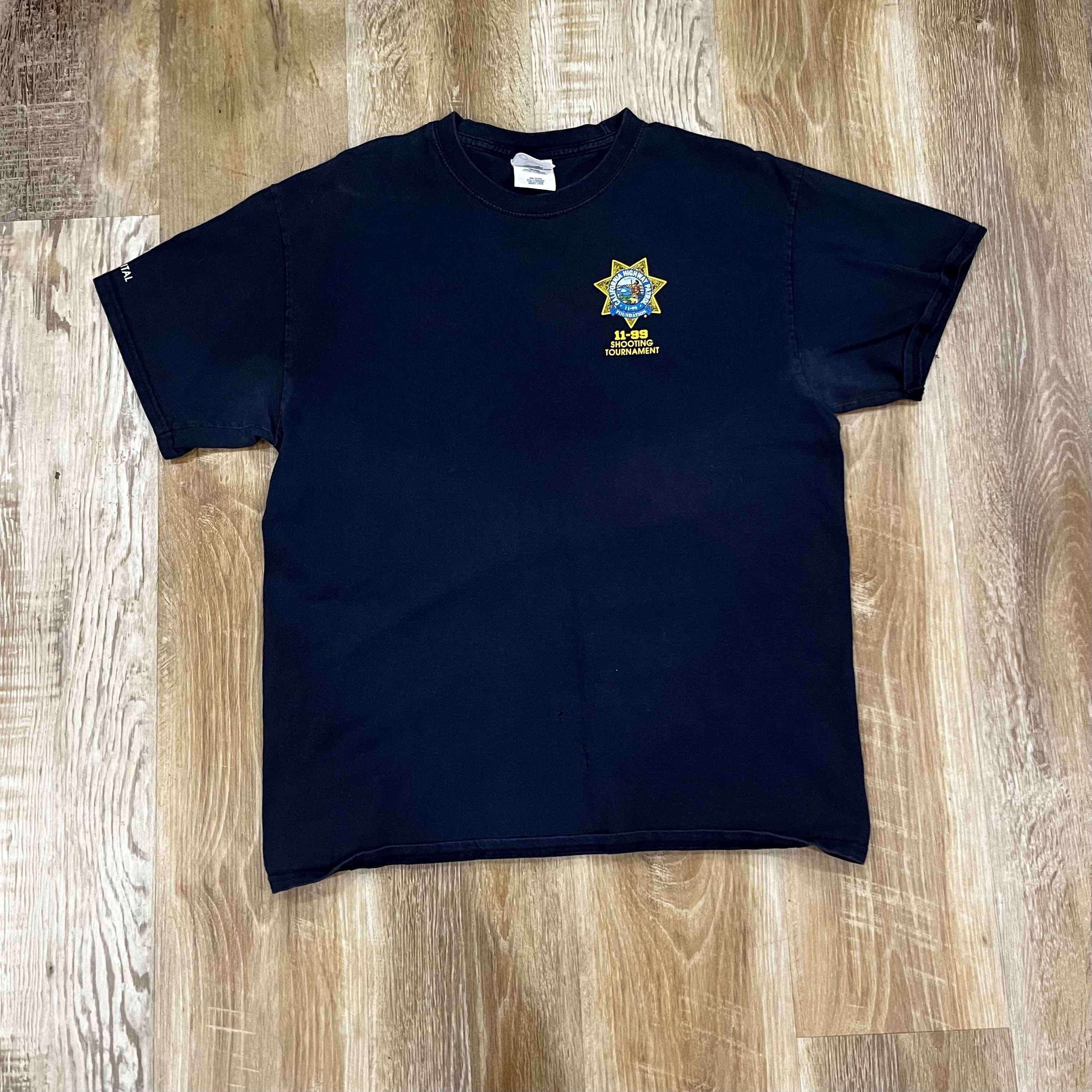 Vintage California Highway Patrol 11-99 Shooting Tournament Tee Size US L / EU 52-54 / 3 - 1 Thumbnail