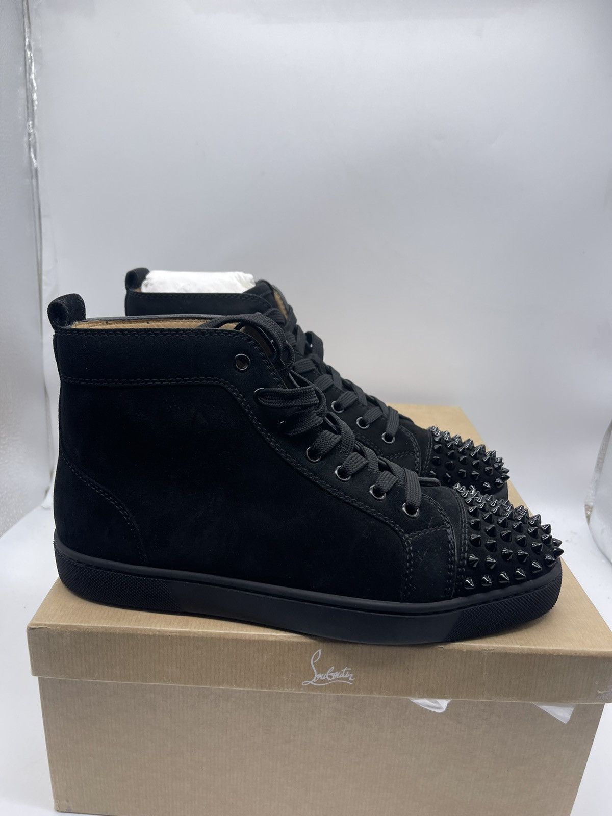 Christian Louboutin Christian Louboutin Louis spike high top Size US 7 / EU 40 - 1 Thumbnail