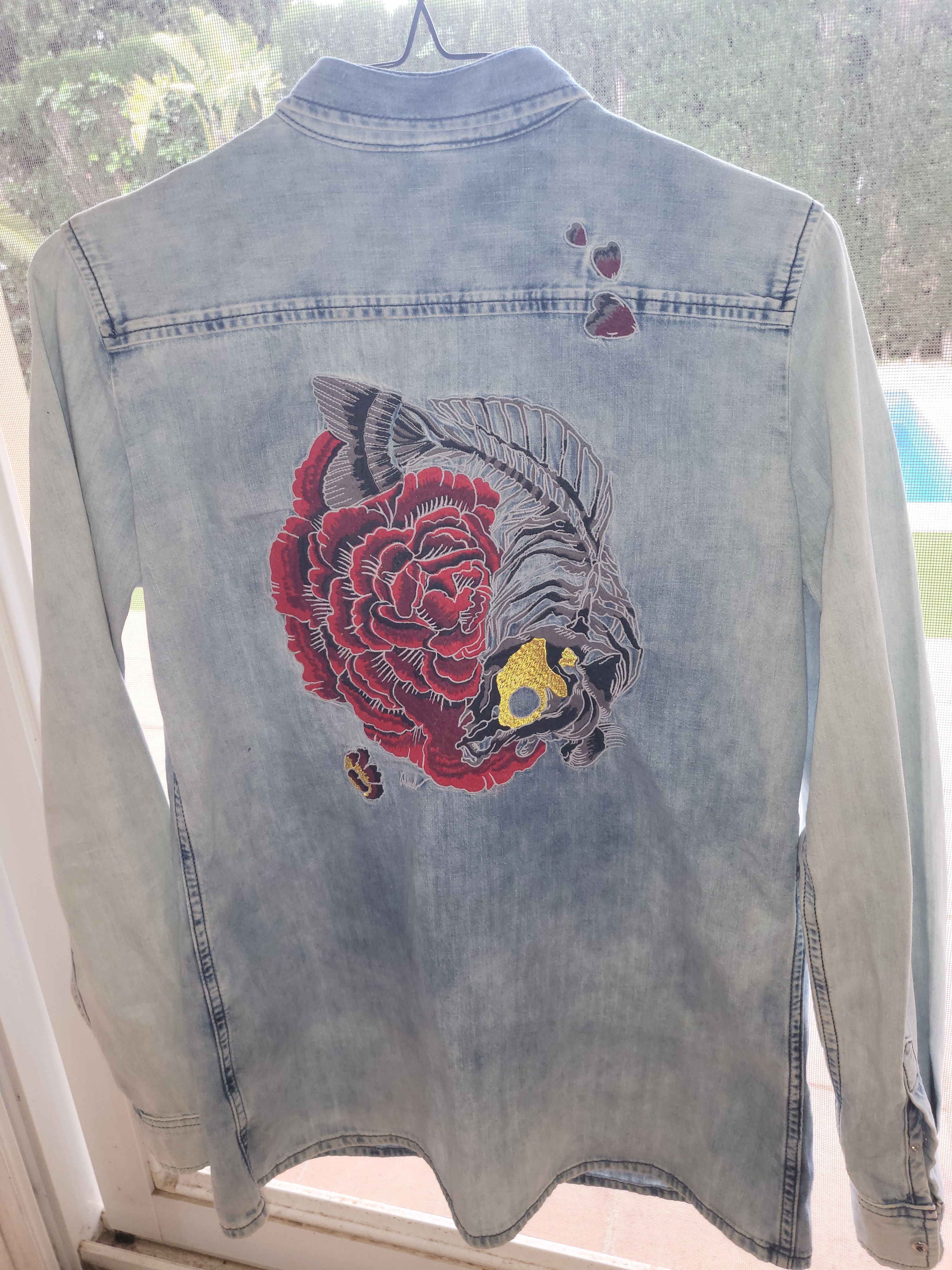 Diesel Vintage jeans blouse Size S / US 4 / IT 40 - 9 Thumbnail