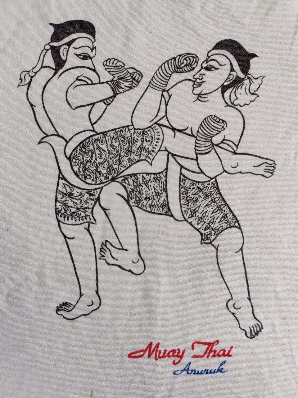 Other muay thai anurak ancient art 00's souvenir t shirt 20/25.5 Size US M / EU 48-50 / 2 - 2 Thumbnail