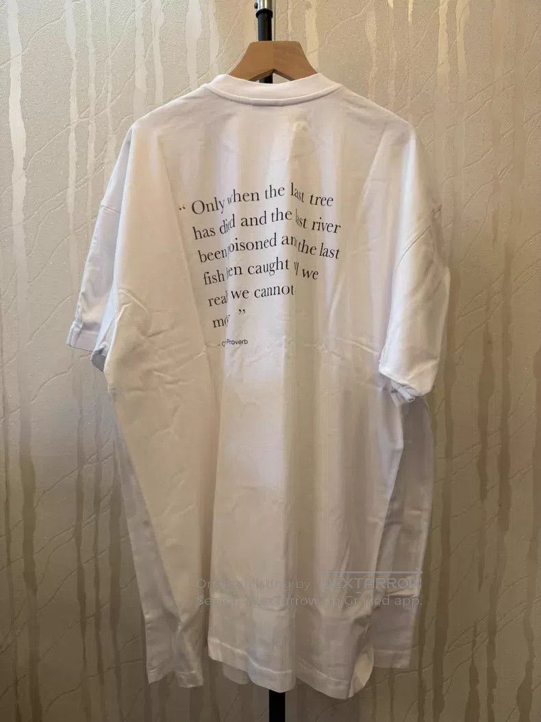 Vetements Vetements White Short Sleeve T-Shirt Size US S / EU 44-46 / 1 - 2 Thumbnail