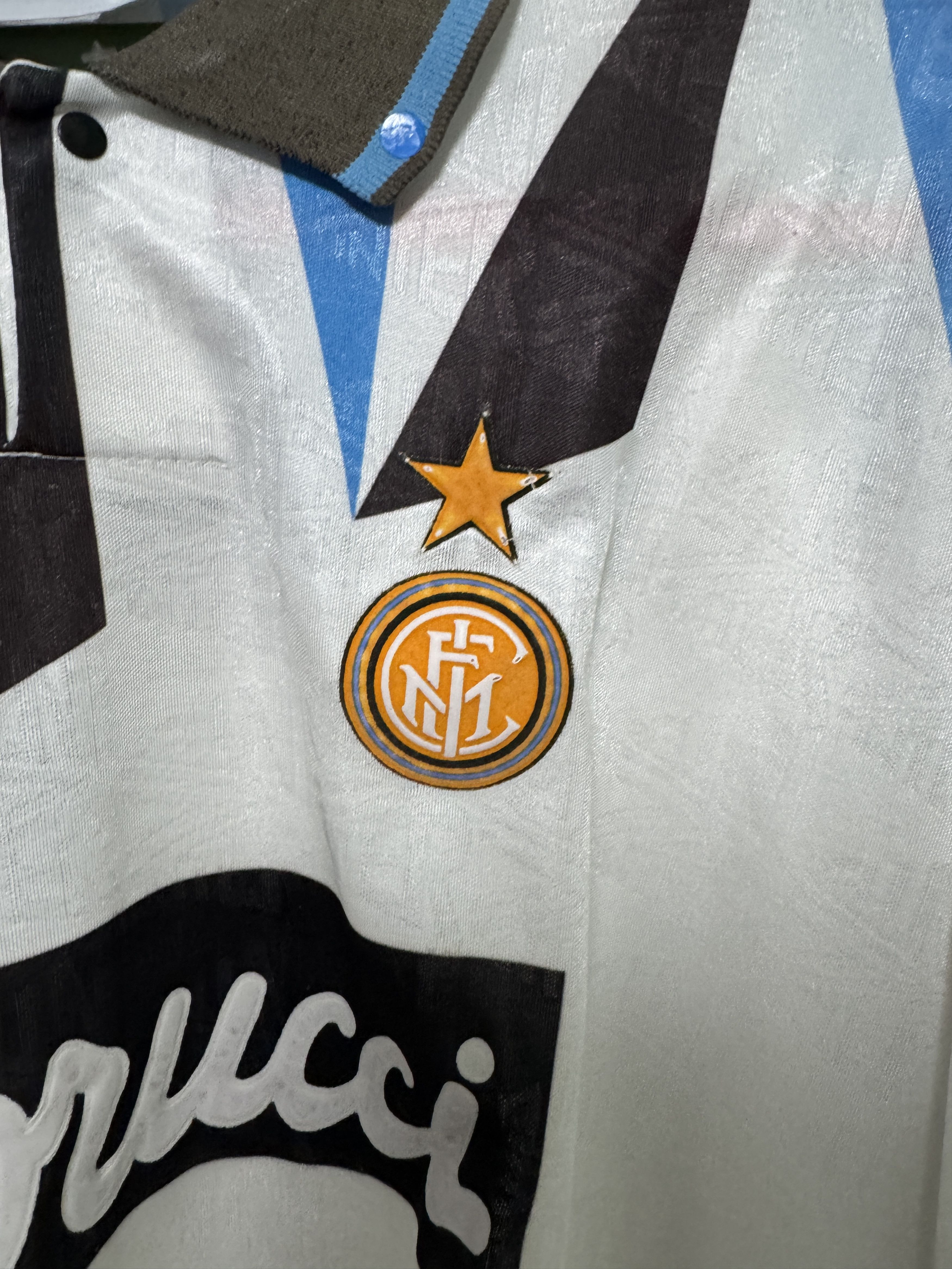 Umbro Umbro Inter Milan Vintage Soccer Jersey 1992/93 Away Size US XL / EU 56 / 4 - 4 Thumbnail
