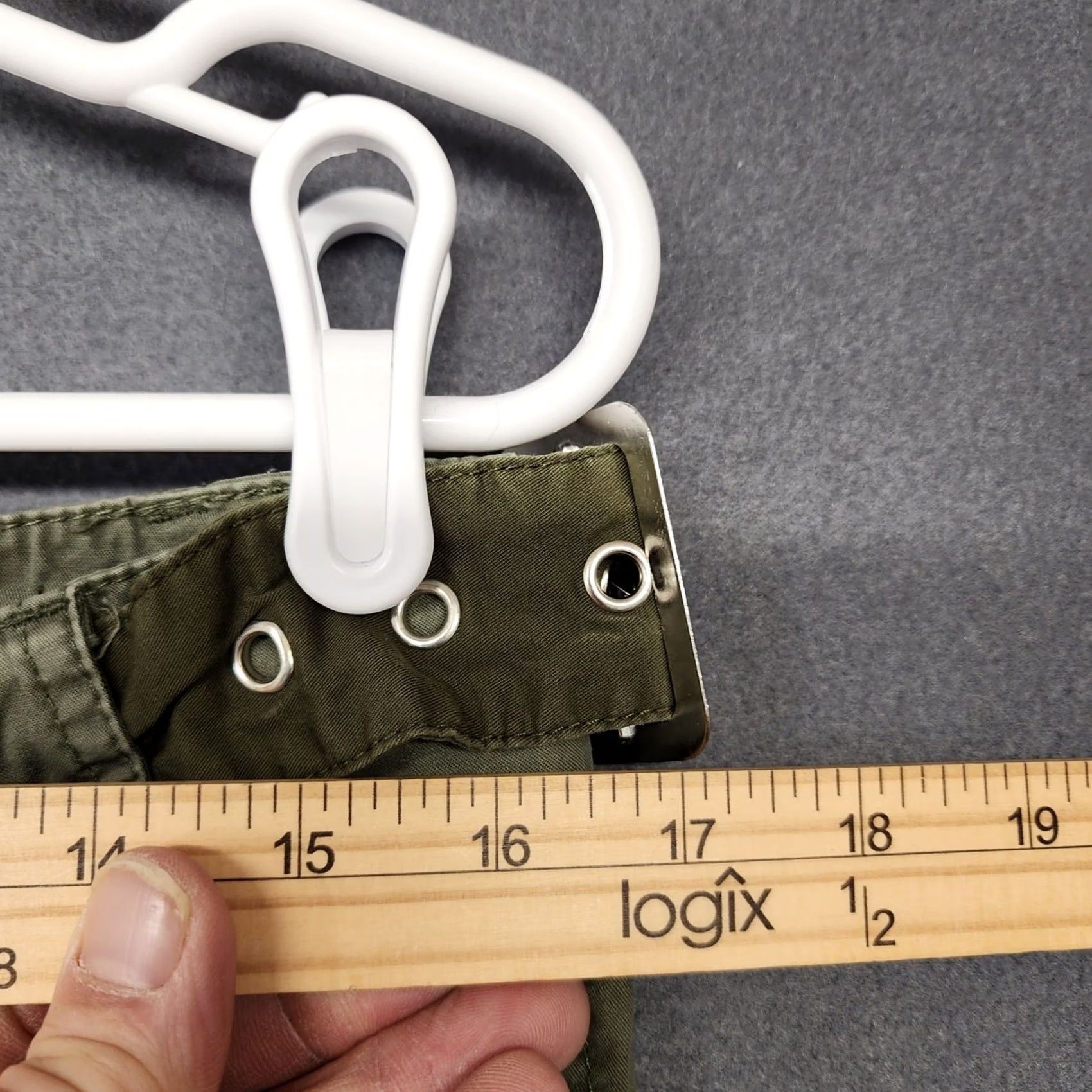 Asos ASOS Pants Womens Size 10 Green Utility Cargo Cotton Hiking Gorpcore Pants Womens 10 Green Cargo Cotton Hiking Gorpcore Mens? Size 32" / US 10 / IT 46 - 6 Thumbnail