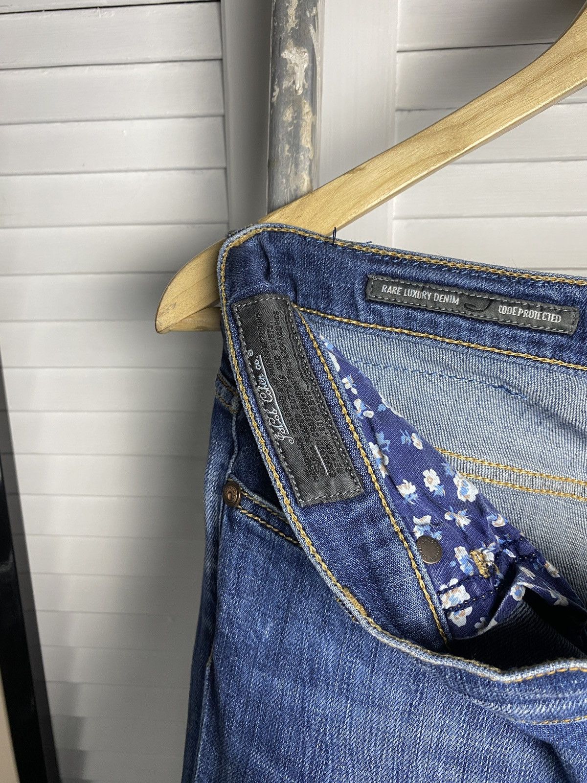 Jacob Cohen Jacob Cohen Blue Cotton Straight Leg Mid Rise Denim Jeans Size 27" / US 4 / IT 40 - 15 Thumbnail