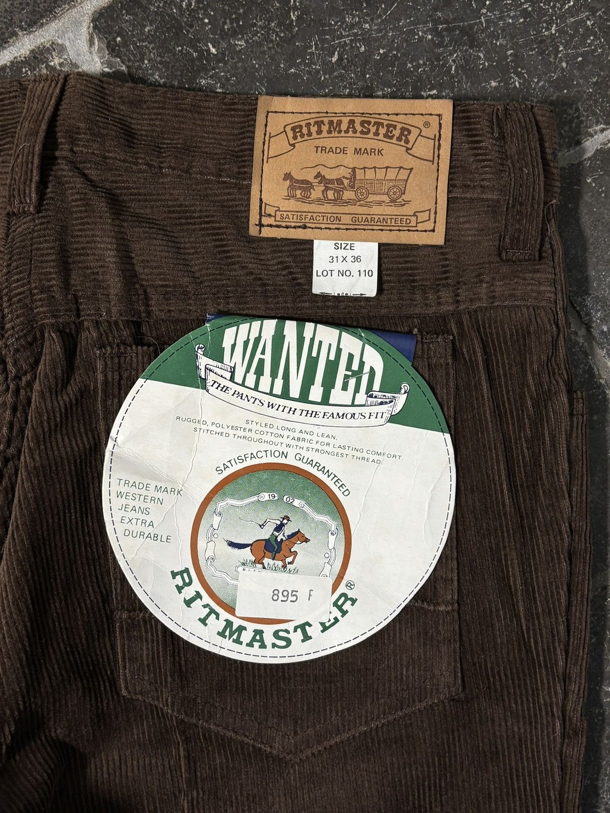Vintage Deadstock Vintage Corduory Trousers Pants Levi’s 1970s 30x36 Size US 30 / EU 46 - 5 Thumbnail