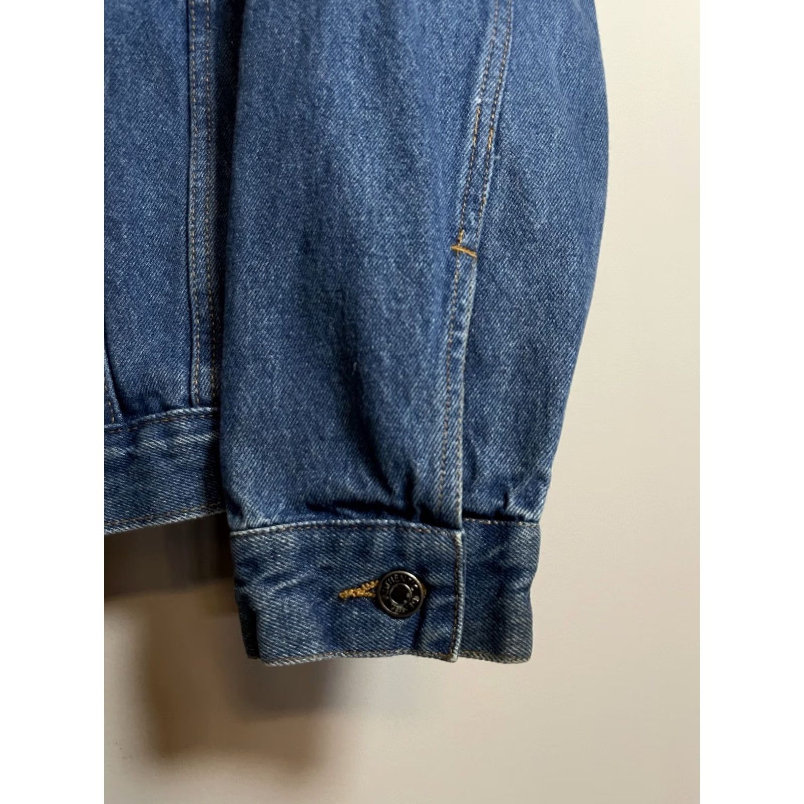 Paradise VINTAGE USAF United States Air Force Denim Jacket Mens M Blue 80s 90s Air Force Bomber Jacket Jacket Size US M / EU 48-50 / 2 - 7 Thumbnail