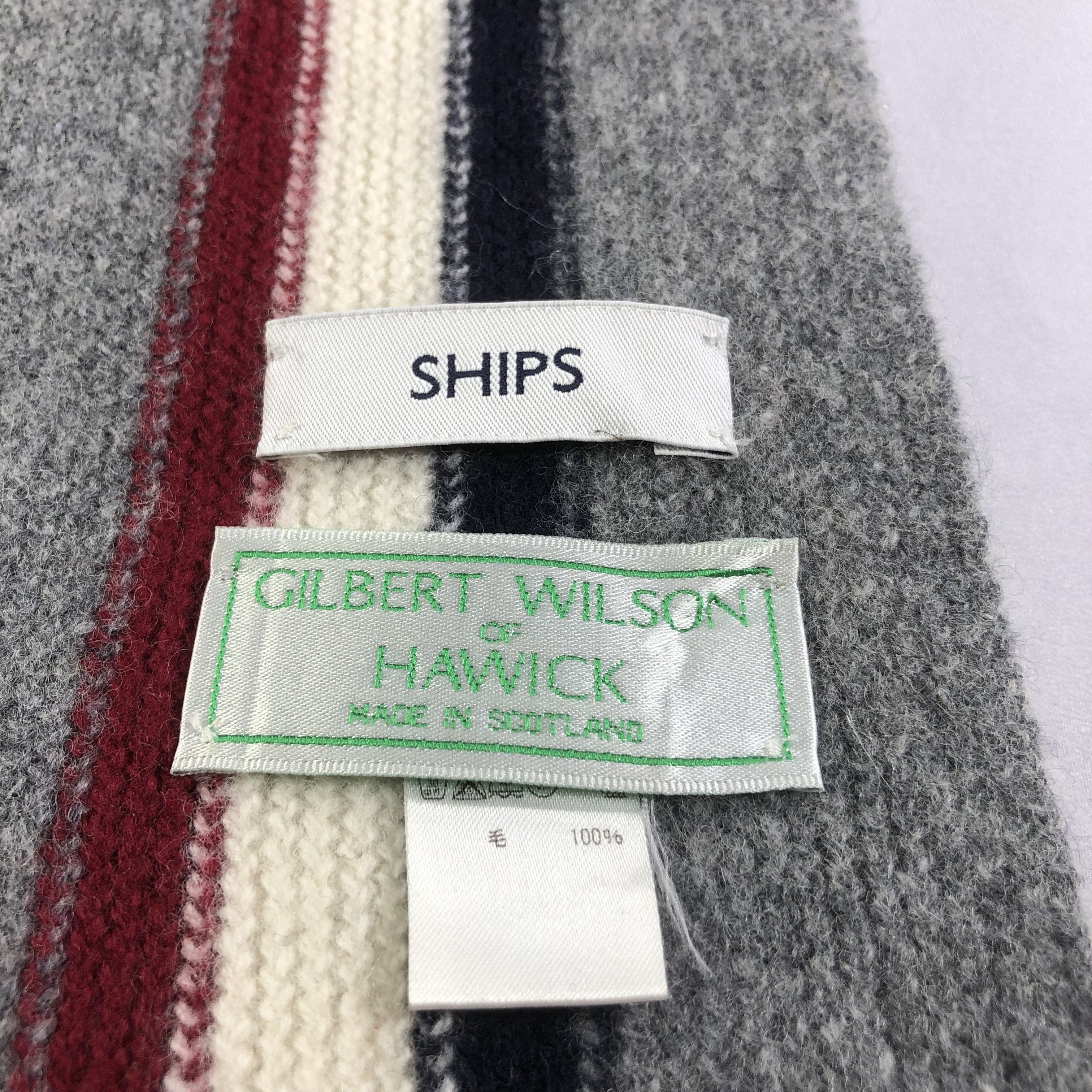 SHIPS Ships Knit Wool Scarf Muffler V1496 Size ONE SIZE - 4 Thumbnail