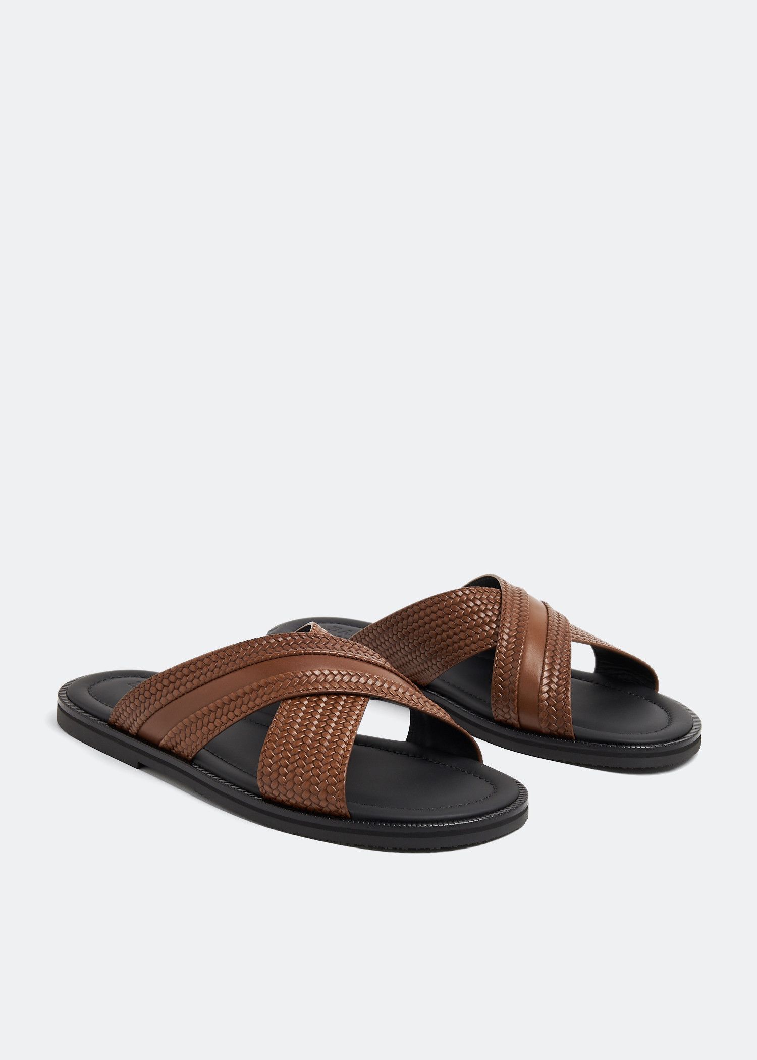 Bally o1y1224 Slippers in Brown/Black Size US 7 / EU 40 - 1 Thumbnail