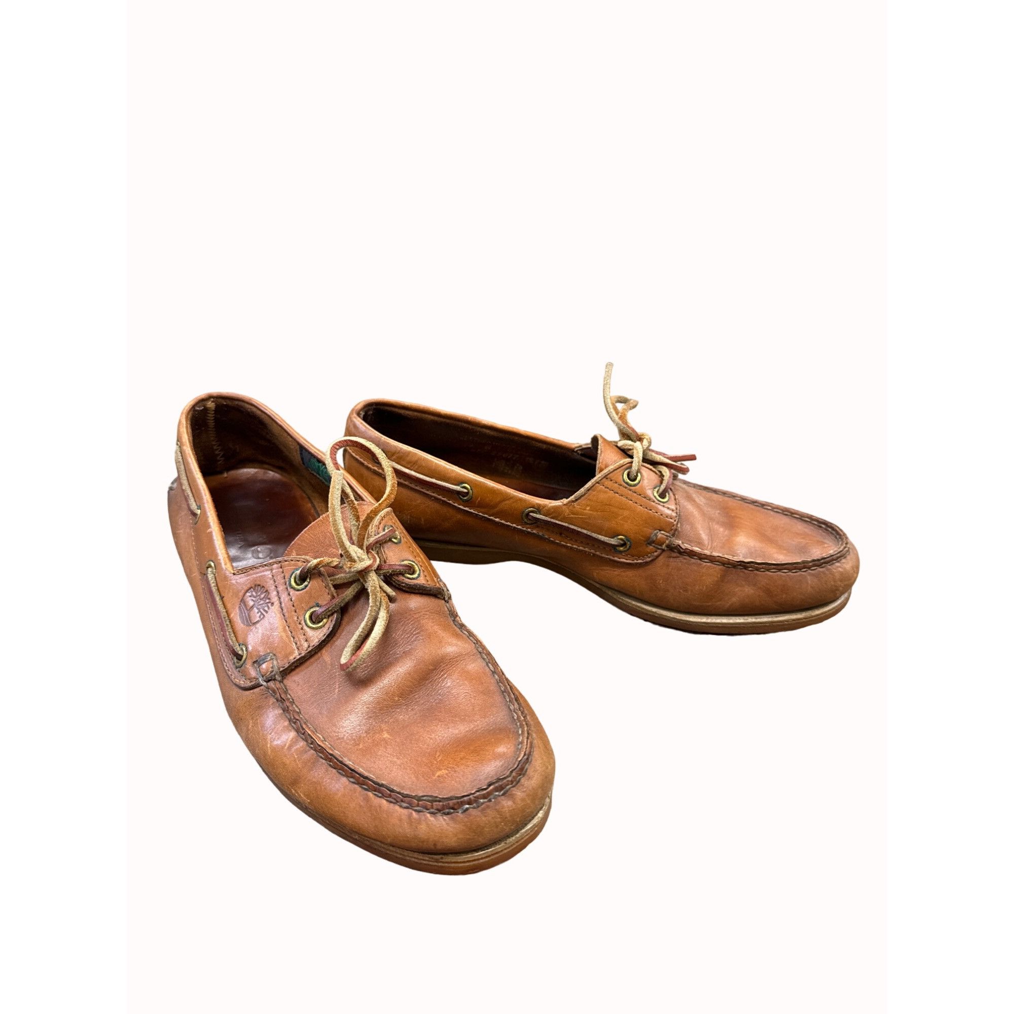 Timberland Timberland men’s brown leather lace loafer 12m SKU 6273 Size US 12 / EU 45 - 1 Thumbnail