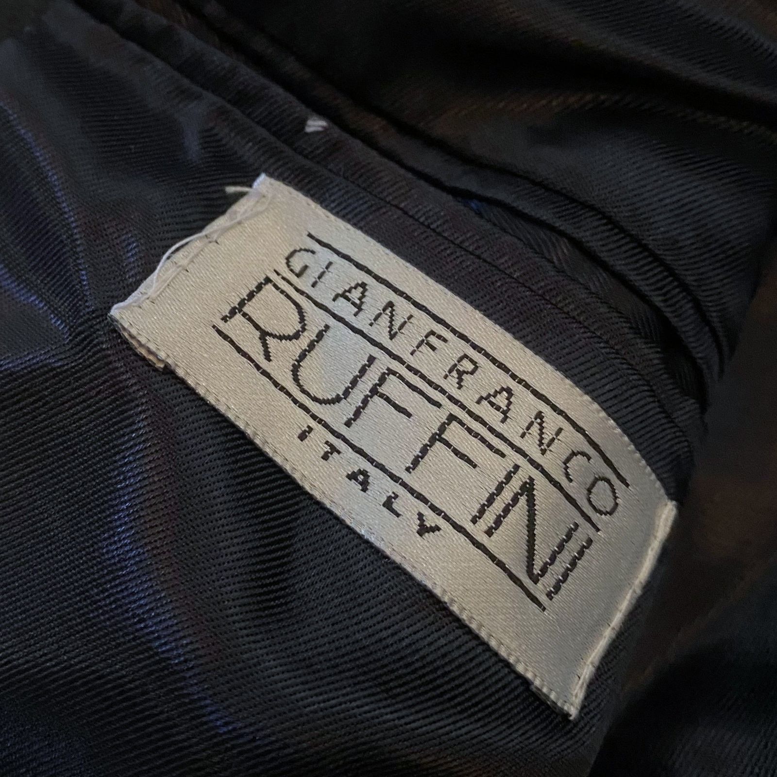 Vintage Vintage Gianfranco Ruffini Italian Cashmere Blazer Jacket Size 40S - 5 Thumbnail