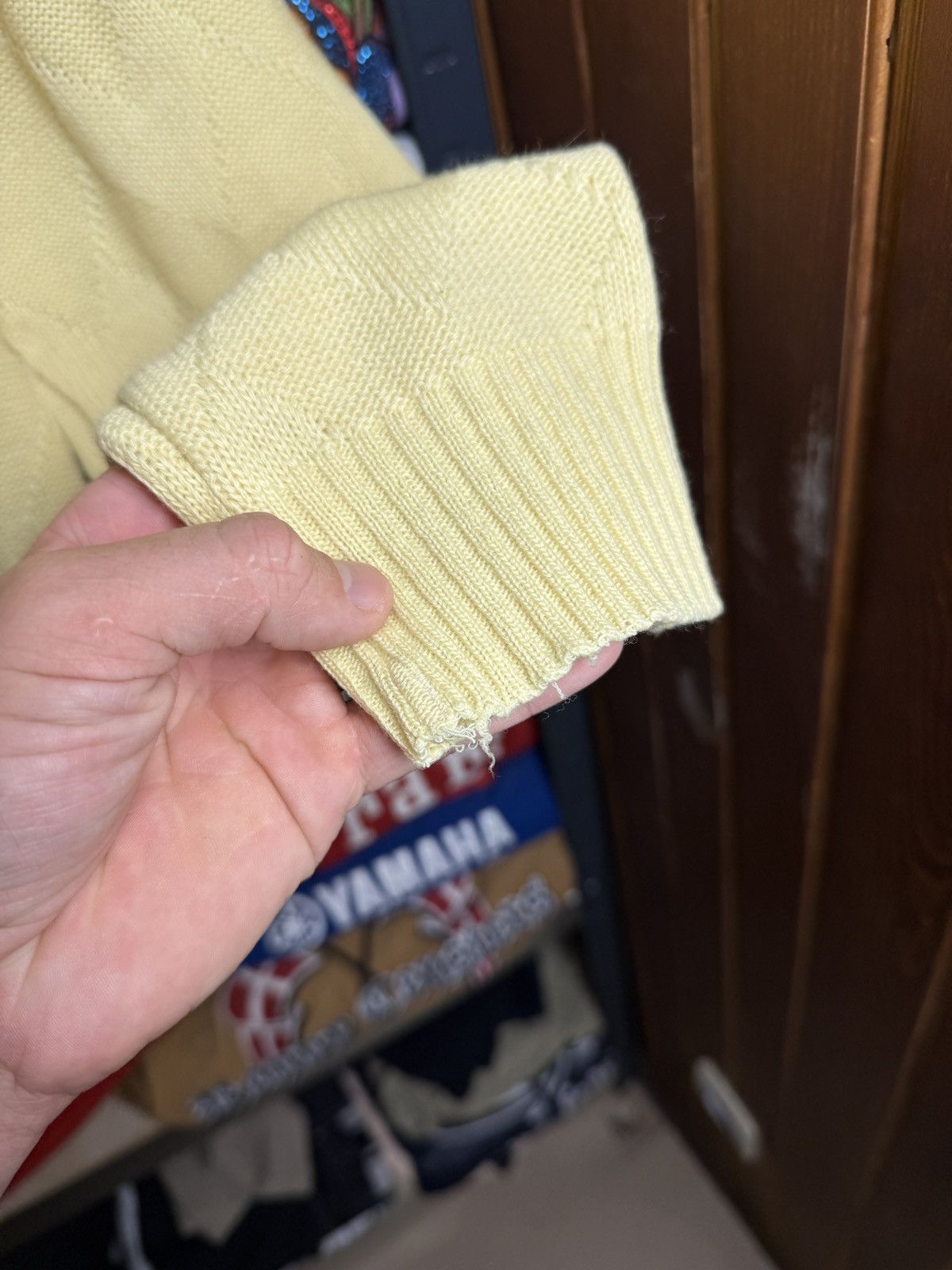 Lacoste Lacoste Vintage Sweater Knit Casual Yellow 90s Hype Rare Size US M / EU 48-50 / 2 - 9 Thumbnail
