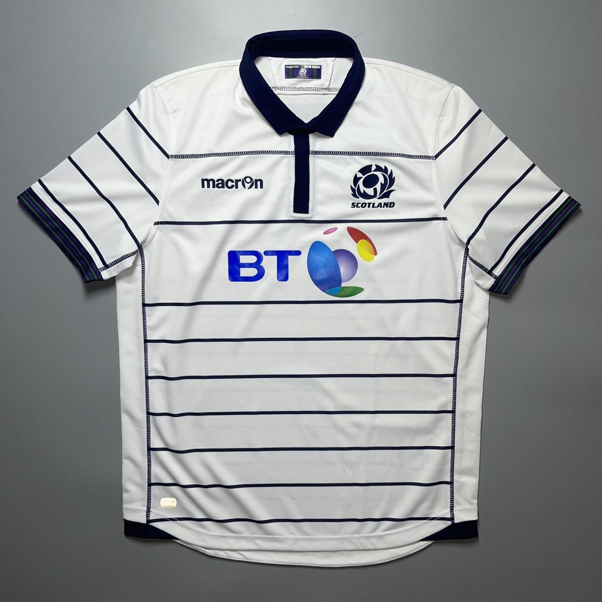 Macron RUGBY SCOTLAND MACRON 2016/2017 AWAY JERSEY Size US XXL / EU 58 / 5 - 1 Thumbnail