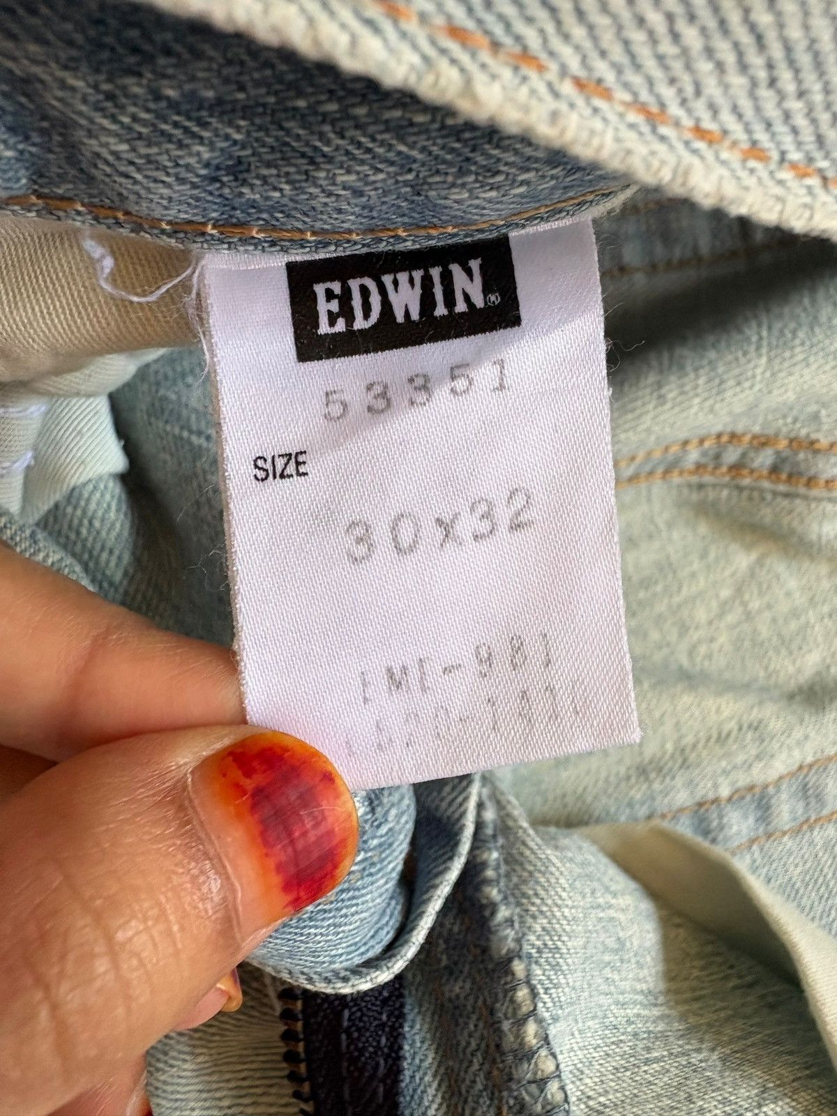 Edwin × Japanese Brand Vintage Edwin 503 Mud Wash Bootcut Flare Jeans Size US 30 / EU 46 - 10 Thumbnail