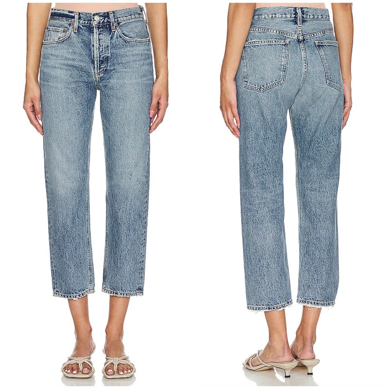 Agolde AGOLDE Parker Low Slung Vintage Straight Façade Wash Size 25" / US 0 / IT 36 - 1 Thumbnail