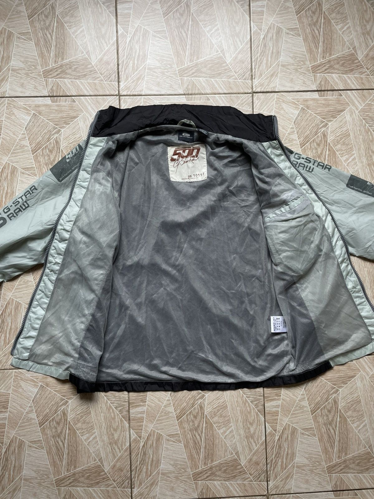 G-Star Vintage 90s G Star Raw 500 Logo Denim Speed Racing Jacket L Size US L / EU 52-54 / 3 - 11 Thumbnail