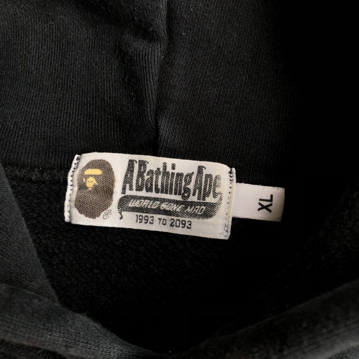 Bape OG Bape A Bathing Ape College Big Logo Hoodie Black Size US XL / EU 56 / 4 - 7 Thumbnail