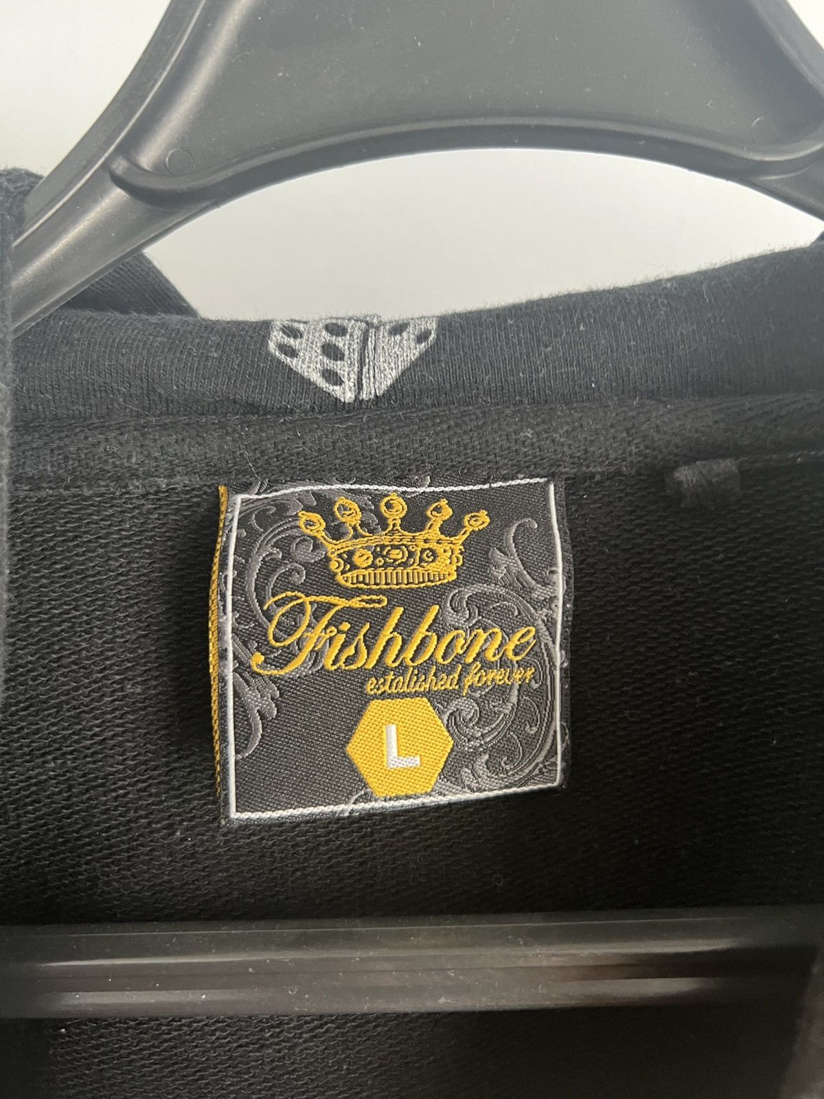 Japanese Brand Vintage Fishbone 00s Zip Up Hoodie Jesse Pinkman Style Size US L / EU 52-54 / 3 - 4 Thumbnail