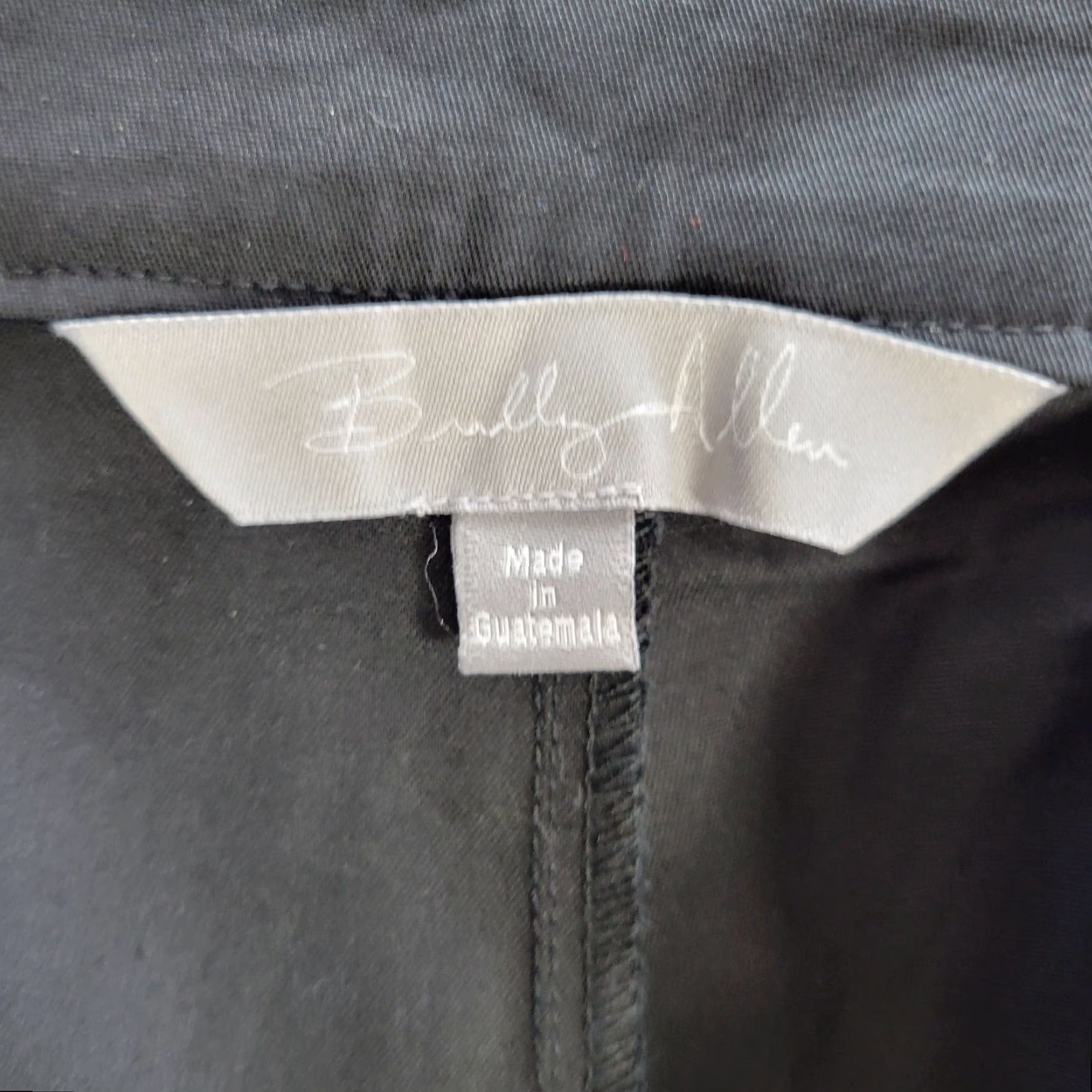 Vintage Bradley Allen Black Chino Pants Adjustable Waist Unfinished Bottom NWT W34-38 Mens Casual Formal Pants Size US 34 / EU 50 - 3 Thumbnail