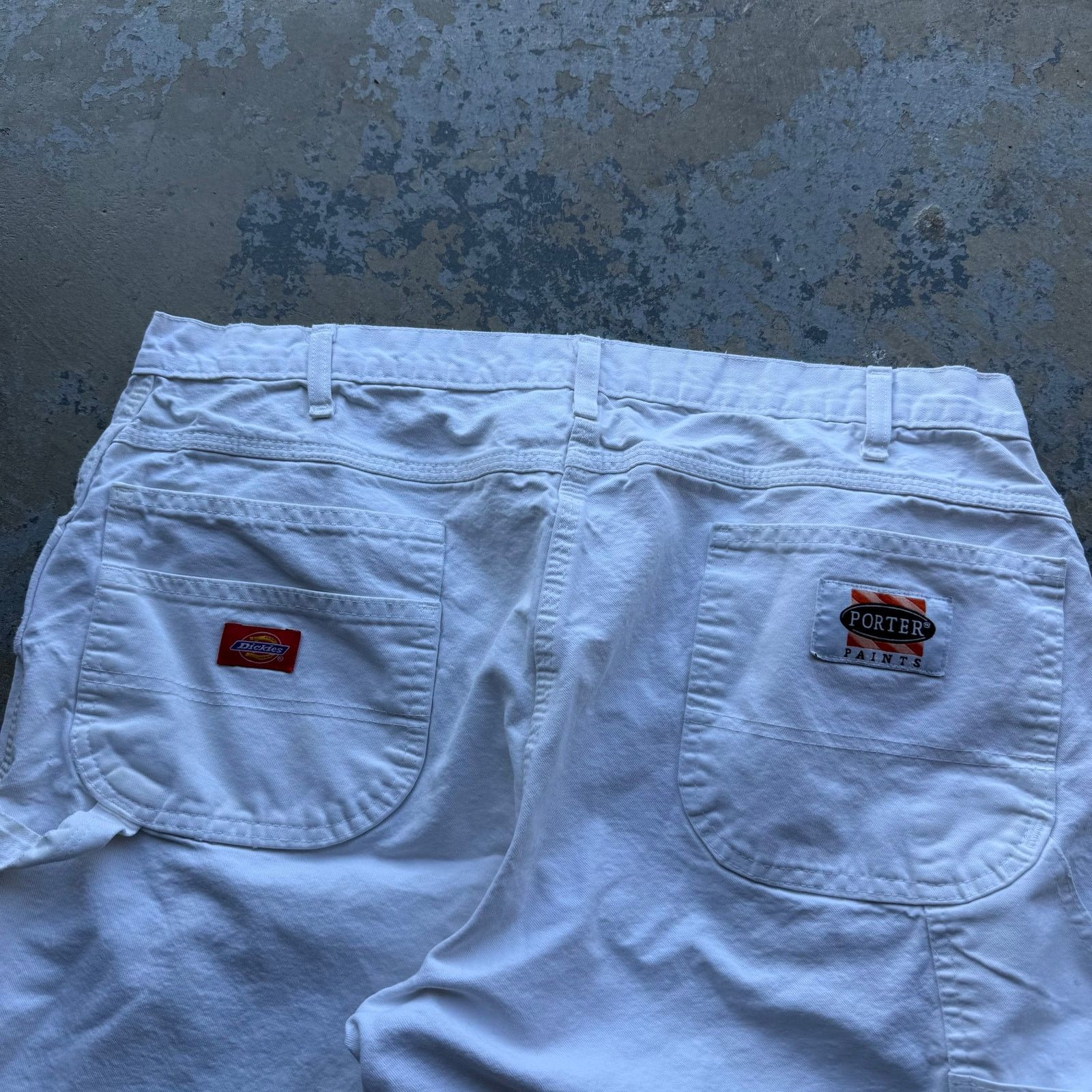 Dickies Vintage Dickies White Painter Carpenter Shorts Size US 38 / EU 54 - 2 Thumbnail