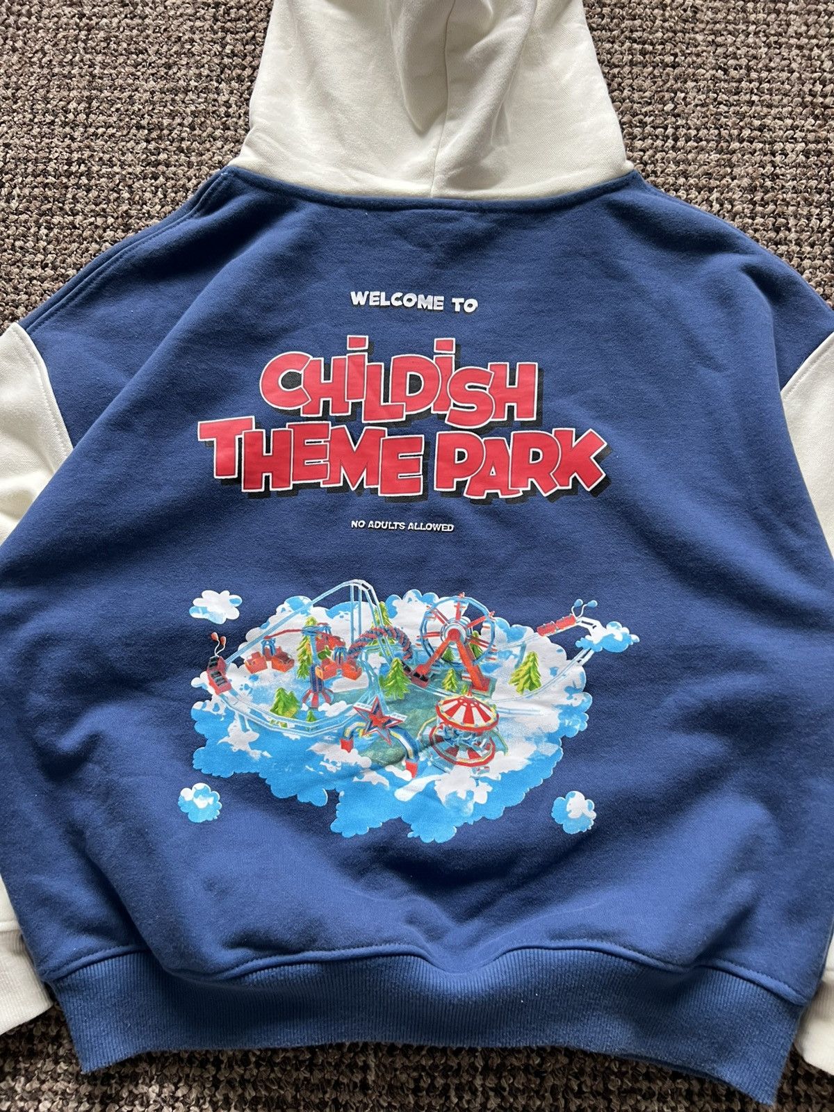 CHILDS Vintage Theme Park Childish Blue TGF Hoodie Size US S / EU 44-46 / 1 - 6 Thumbnail
