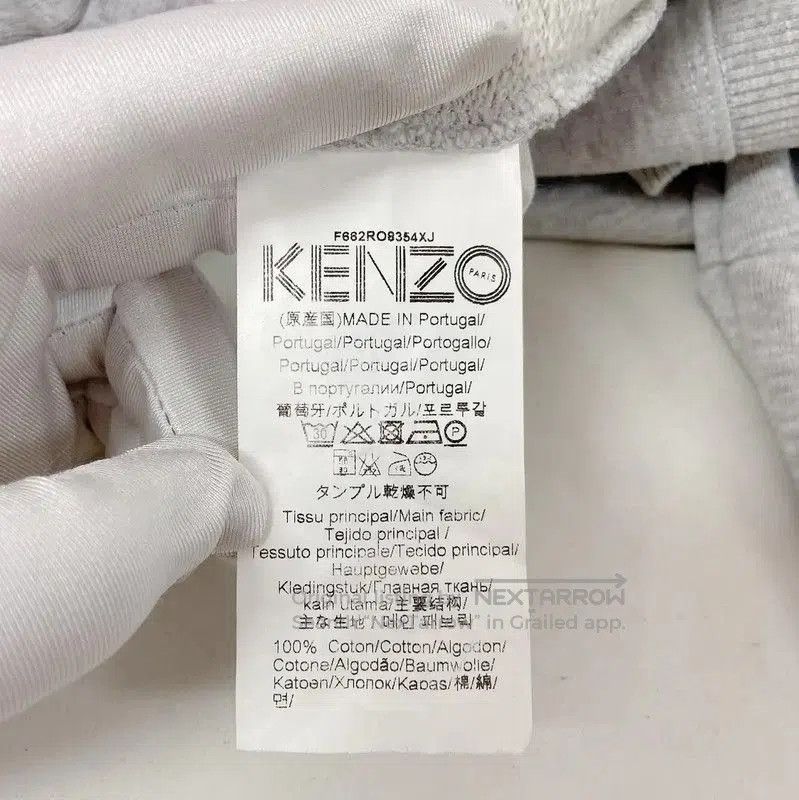 Kenzo KENZO Gray Long Sleeve Cotton Dress . Size S / US 4 / IT 40 - 7 Thumbnail