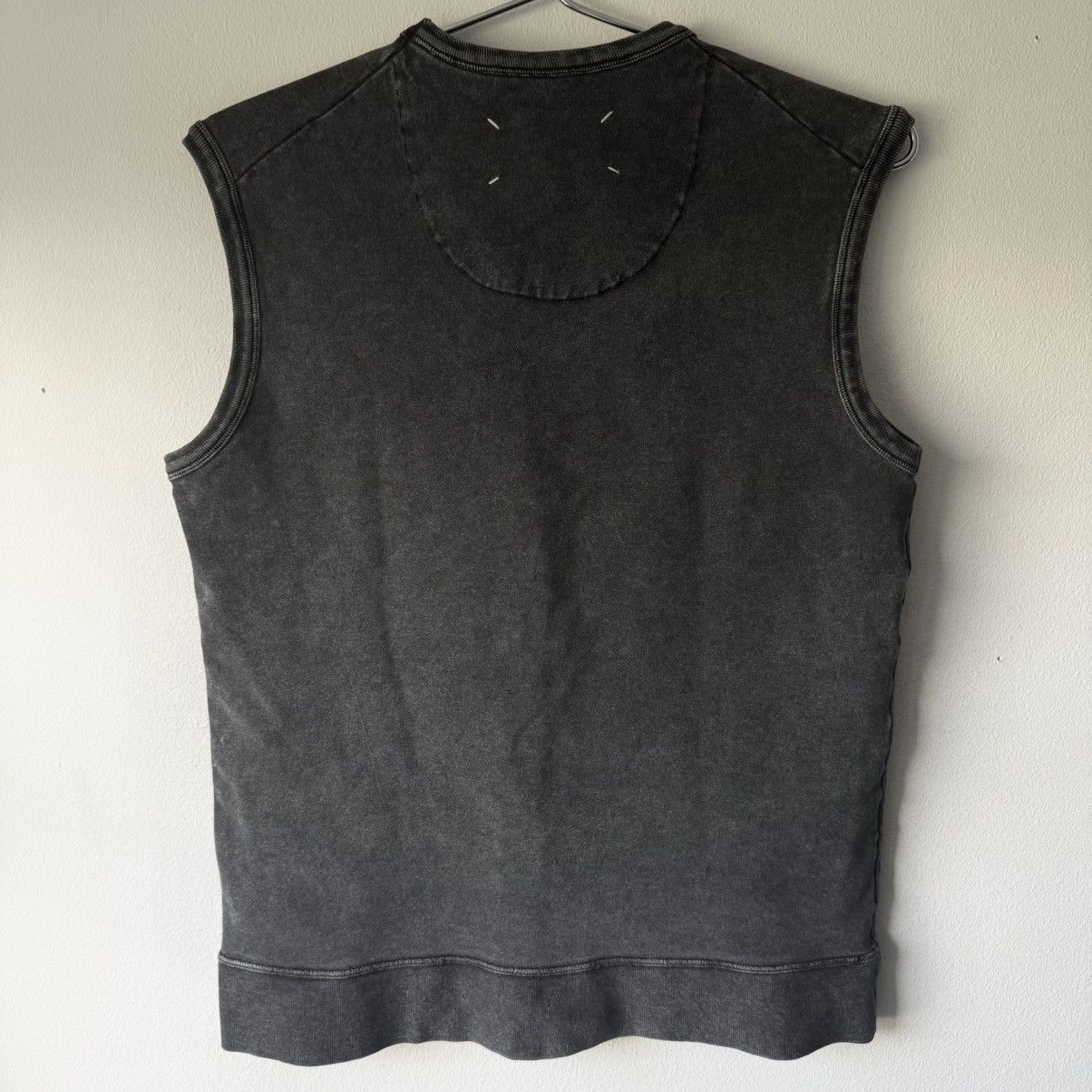 Maison Margiela SS1999 Martin Margiela Dark Gray Cotton Jersey Vest Size US M / EU 48-50 / 2 - 4 Thumbnail