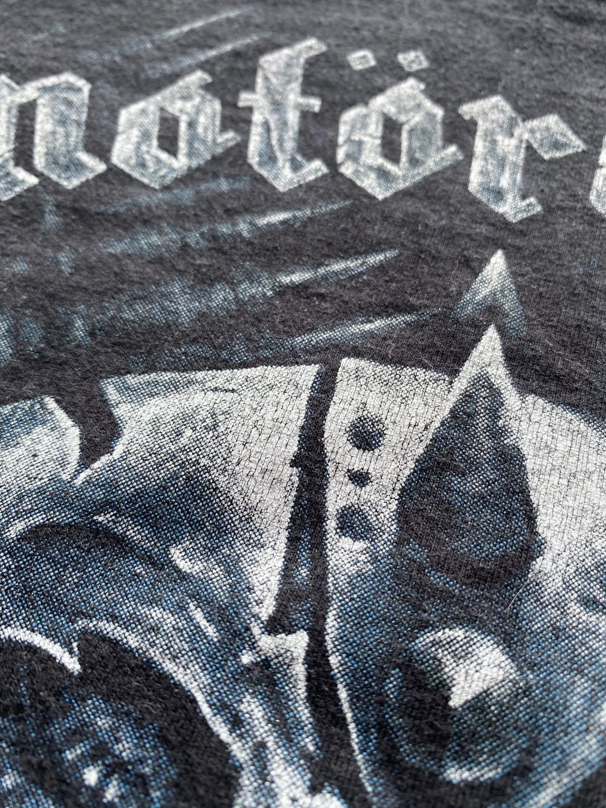 Band Tees × Vintage 🔥VNTG Motorhead Kiss of Death Black Gothic Tee Rock Metal xl Size US XL / EU 56 / 4 - 18 Thumbnail