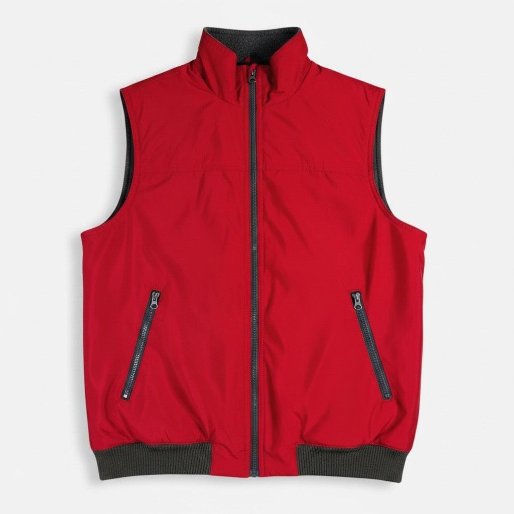 Chaps Ralph Lauren Chaps Ralph Lauren Full Zip Vest Men's Med Red Fleece Lined Size US M / EU 48-50 / 2 - 1 Thumbnail
